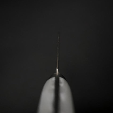 Nakiri VG-5 Tsuchime Western White Marble Handle 170mm-[Musashi]-[Japanese-Kitchen-Knives]