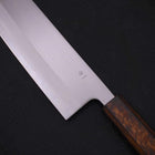Nakiri White Steel #1 Polished Sumi Urushi Handle 165mm (6.5”)-[Musashi]-[Japanese-Kitchen-Knives]