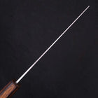 Nakiri White Steel #1 Polished Sumi Urushi Handle 165mm (6.5”)-[Musashi]-[Japanese-Kitchen-Knives]