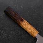 Nakiri White Steel #1 Stainless Clad Yaki Urushi Handle 165mm (6.5”)-[Musashi]-[Japanese-Kitchen-Knives]