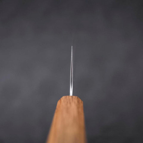 Nakiri White Steel #1 Tsuchime Yaki Urushi Handle 165mm (6.5”)-[Musashi]-[Japanese-Kitchen-Knives]