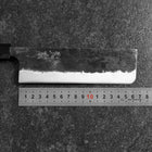 Nakiri White Steel #2 Kurouchi Buffalo Bubinga Handle 165mm-[Musashi]-[Japanese-Kitchen-Knives]