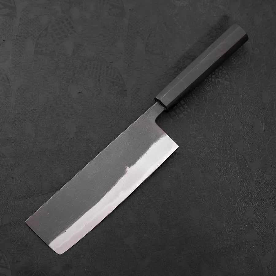 菜切 白紙2号 黒打 浮世絵 黒檀水牛柄 165mm – MUSASHI