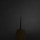 Nakiri White Steel #2 Kurouchi Yaki Urushi Handle 165mm (6.5”)-[Musashi]-[Japanese-Kitchen-Knives]