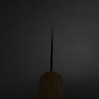 Nakiri White Steel #2 Kurouchi Yaki Urushi Handle 165mm-[Musashi]-[Japanese-Kitchen-Knives]