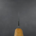 Nakiri White Steel #2 Polished Yaki Urushi Handle 165mm (6.5”)-[Musashi]-[Japanese-Kitchen-Knives]