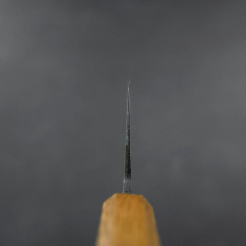 Nakiri White Steel #2 Polished Yaki Urushi Handle 165mm (6.5”)-[Musashi]-[Japanese-Kitchen-Knives]