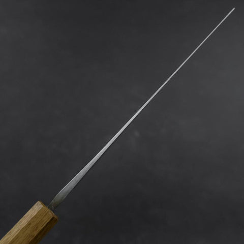 Nakiri White Steel #2 Polished Yaki Urushi Handle 165mm (6.5”)-[Musashi]-[Japanese-Kitchen-Knives]