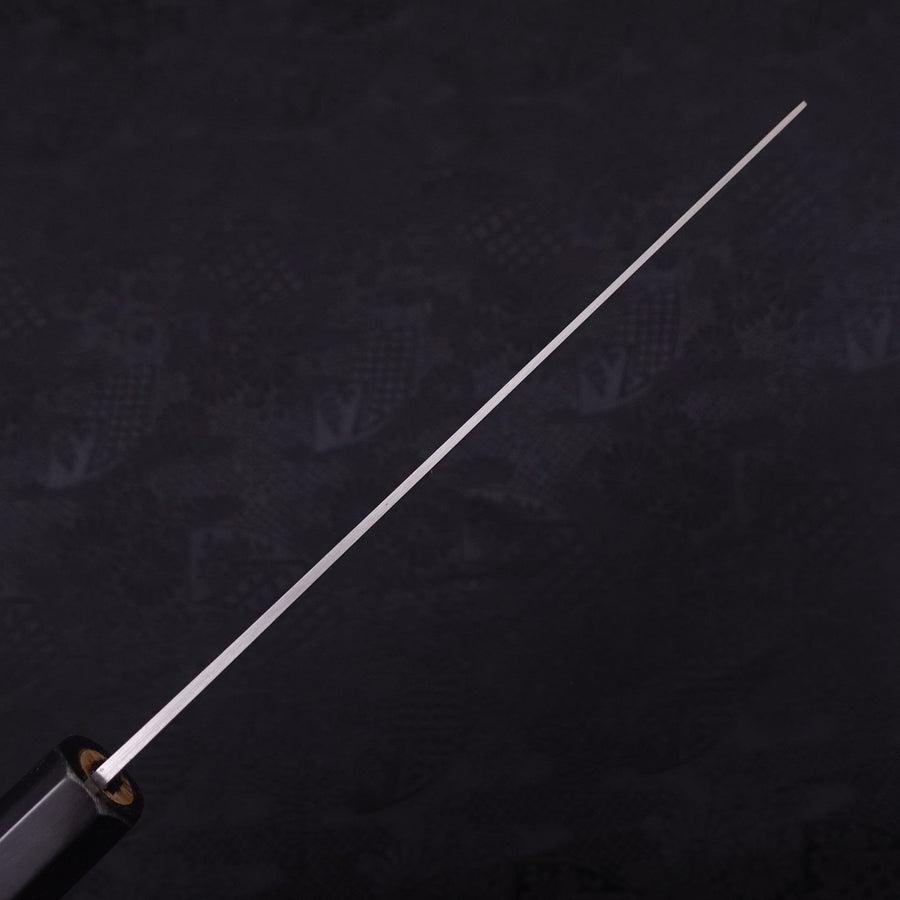 Nakiri White steel #1 Polished Buffalo Magnolia Handle 165mm-White steel #1-Polished-Japanese Handle-[Musashi]-[Japanese-Kitchen-Knives]