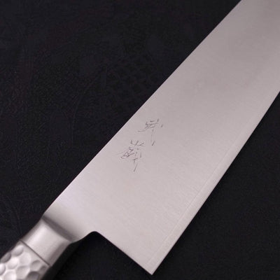 Nakiri knife VG-5 Polished Western Handle 180mm-VG-5-Polished-Western Handle-[Musashi]-[Japanese-Kitchen-Knives]