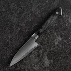 Paring VG-10 Polished Western Black Handle 80mm (3.1”)-[Musashi]-[Japanese-Kitchen-Knives]
