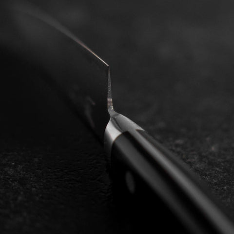 Paring VG-10 Polished Western Black Handle 80mm (3.1”)-[Musashi]-[Japanese-Kitchen-Knives]