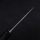 Paring White Steel #1 Polished Buffalo Magnolia Handle 80mm (3.1”)-[Musashi]-[Japanese-Kitchen-Knives]
