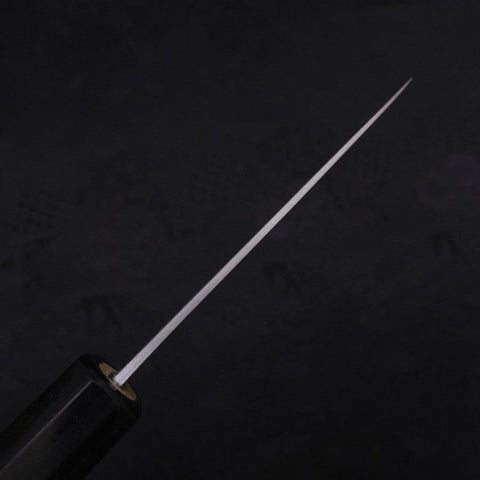 Paring White Steel #1 Polished Buffalo Magnolia Handle 80mm (3.1”)-[Musashi]-[Japanese-Kitchen-Knives]