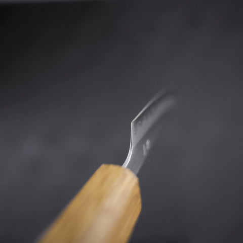 Paring White Steel #1 Polished Yaki Urushi Handle 80mm (3.1”)-[Musashi]-[Japanese-Kitchen-Knives]