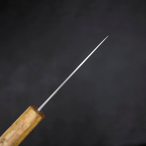 Paring White Steel #1 Polished Yaki Urushi Handle 80mm (3.1”)-[Musashi]-[Japanese-Kitchen-Knives]