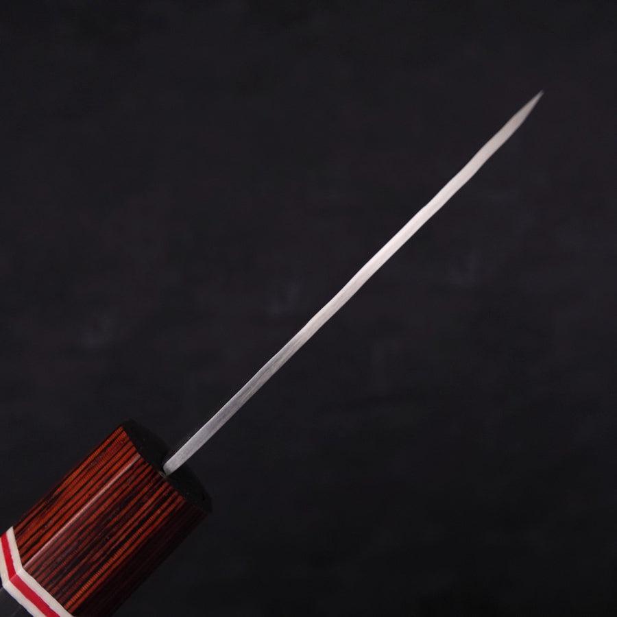Paring knife VG-10 Tsuchime Damascus Pakka Handle 80mm-VG-10-Damascus-Japanese Handle-[Musashi]-[Japanese-Kitchen-Knives]