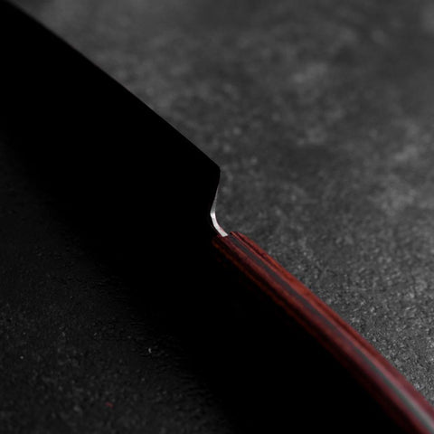 Petty 440C Polished Western Handle 125mm (5.1”)-[Musashi]-[Japanese-Kitchen-Knives]