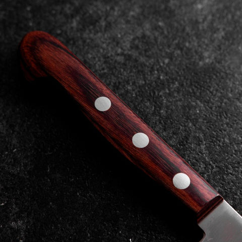 Petty 440C Polished Western Handle 125mm (5.1”)-[Musashi]-[Japanese-Kitchen-Knives]