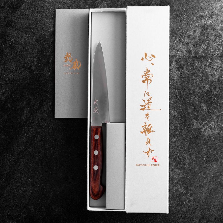 三徳 AUS-10 磨き オーク柄 180mm – MUSASHI