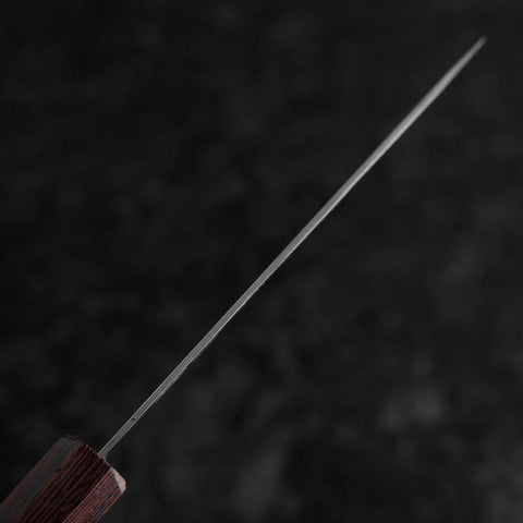 Petty AUS-10 Nashiji Damascus Wenge Handle 135mm (5.3”)-[Musashi]-[Japanese-Kitchen-Knives]