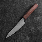 Petty AUS-10 Nashiji Damascus Wenge Handle 135mm-[Musashi]-[Japanese-Kitchen-Knives]