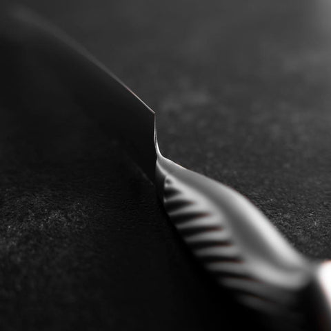 Petty AUS-10 Polished All-Stainless Handle 150mm (5.9”)-[Musashi]-[Japanese-Kitchen-Knives]
