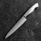 Petty AUS-10 Polished All-Stainless Handle 150mm-[Musashi]-[Japanese-Kitchen-Knives]