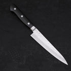 Petty AUS-10 Tsuchime Damascus Western Black Handle 135mm (5.3”)-[Musashi]-[Japanese-Kitchen-Knives]