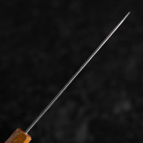 Petty AUS-10 Tsuchime Damascus Yaki Urushi Handle 135mm-[Musashi]-[Japanese-Kitchen-Knives]