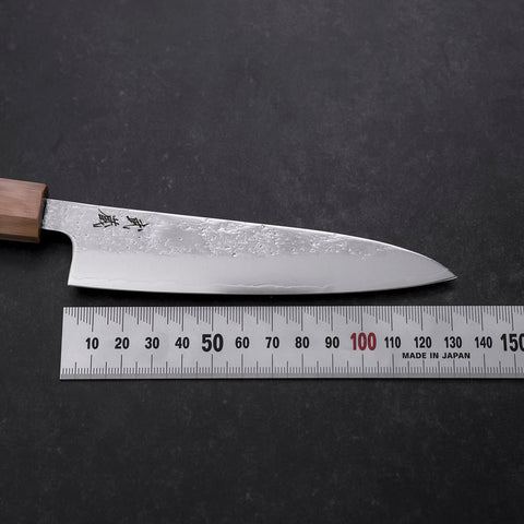 Petty AUS-8 Nashiji Olive Handle 120mm (4.7”)-[Musashi]-[Japanese-Kitchen-Knives]