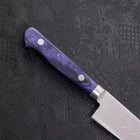 Petty AUS-8 Polished Western-Blue Handle 130mm (5.1”)-[Musashi]-[Japanese-Kitchen-Knives]