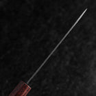 Petty AUS-8 Tsuchime Mahogany Handle 135mm (5.3”)-[Musashi]-[Japanese-Kitchen-Knives]