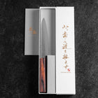 Petty AUS-8 Tsuchime Mahogany Handle 135mm (5.3”)-[Musashi]-[Japanese-Kitchen-Knives]