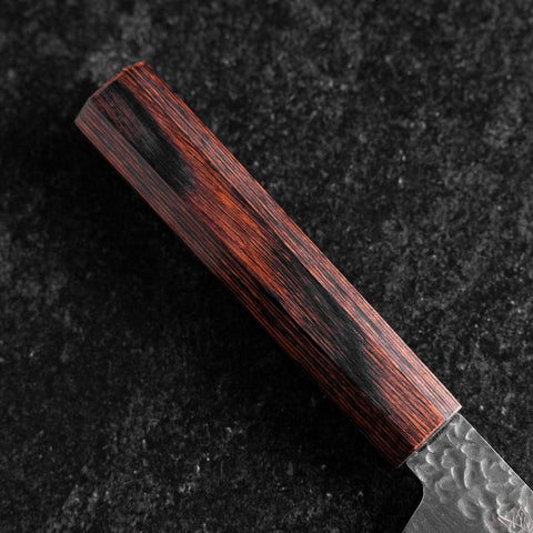 Petty AUS-8 Tsuchime Mahogany Handle 150mm-[Musashi]-[Japanese-Kitchen-Knives]