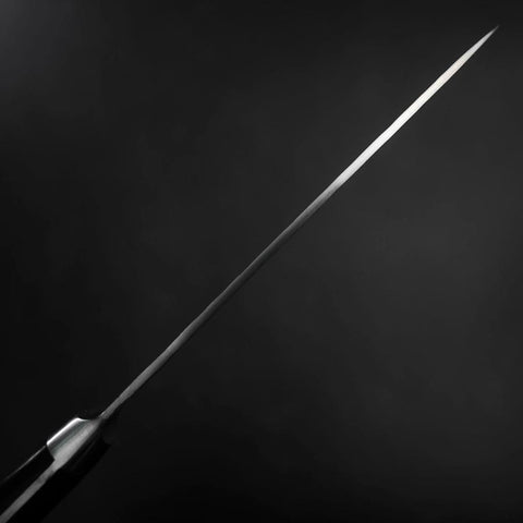 Petty AUS-8 Tsuchime Western Black Handle 135mm (5.3”)-[Musashi]-[Japanese-Kitchen-Knives]
