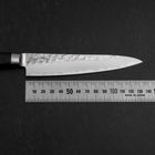 Petty AUS-8 Tsuchime Western Black Handle 135mm (5.3”)-[Musashi]-[Japanese-Kitchen-Knives]