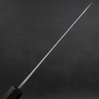 Petty Blue Steel #1 Stainless Clad Kurouchi Black Purple Urushi Handle 150mm (5.9”)-[Musashi]-[Japanese-Kitchen-Knives]