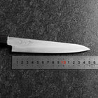 Petty Blue Steel #1 Stainless Clad Polished Black Urushi Handle 150mm-[Musashi]-[Japanese-Kitchen-Knives]
