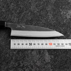 Petty Blue Steel #2 Kurouchi Buffalo Walnut Handle 135mm-[Musashi]-[Japanese-Kitchen-Knives]