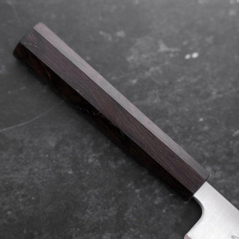 Petty Blue Super Polished Ebony Handle 150mm (5.9”)-[Musashi]-[Japanese-Kitchen-Knives]