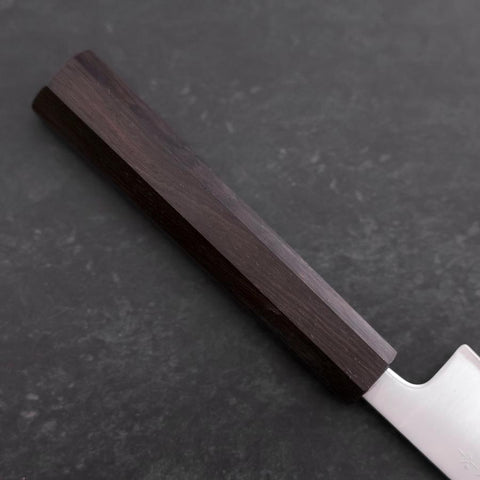 Petty Blue Super Polished Ebony Handle 150mm (5.9”)-[Musashi]-[Japanese-Kitchen-Knives]