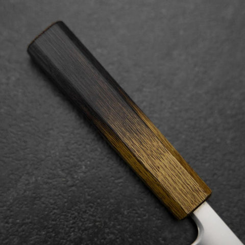 Petty Blue Super Polished Yaki Urushi Handle 135mm (5.3”)-[Musashi]-[Japanese-Kitchen-Knives]