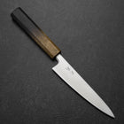 Petty Blue Super Polished Yaki Urushi Handle 135mm (5.3”)-[Musashi]-[Japanese-Kitchen-Knives]