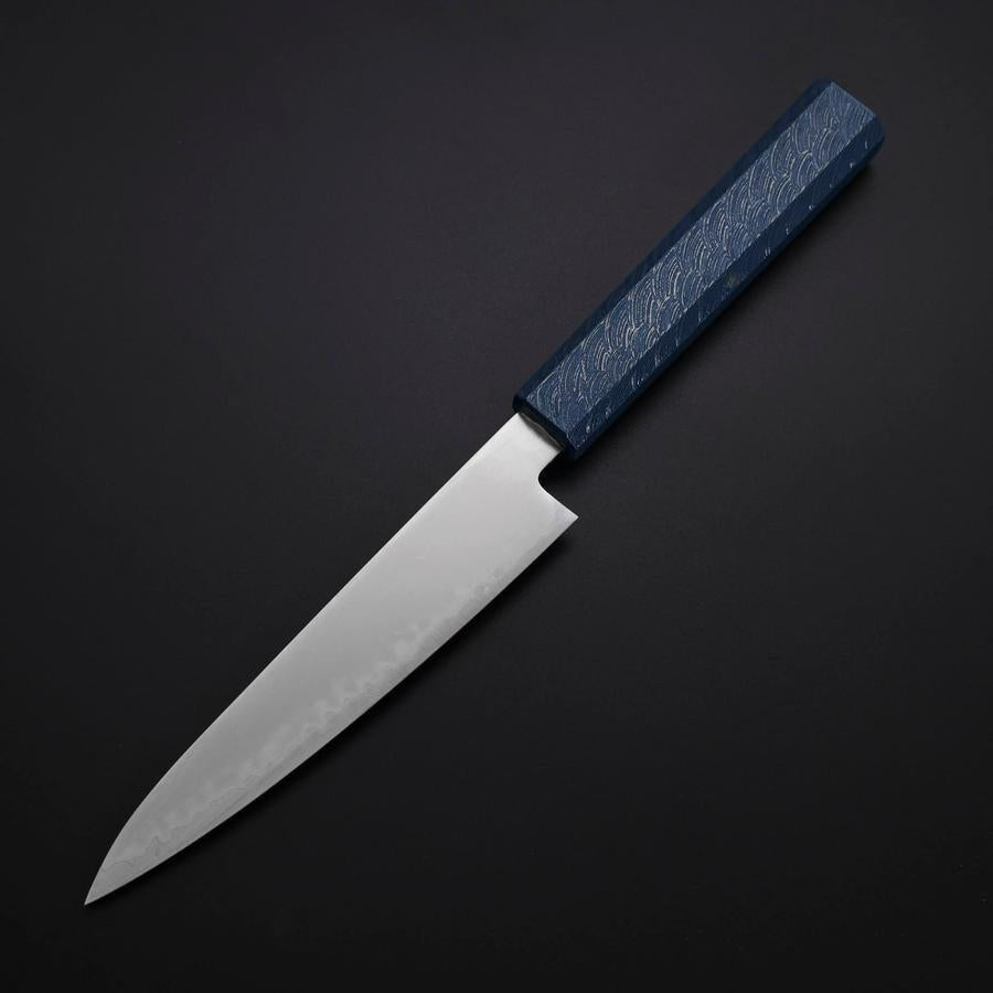 Petty Chromax Polished Blue Urushi Handle 150mm – MUSASHI