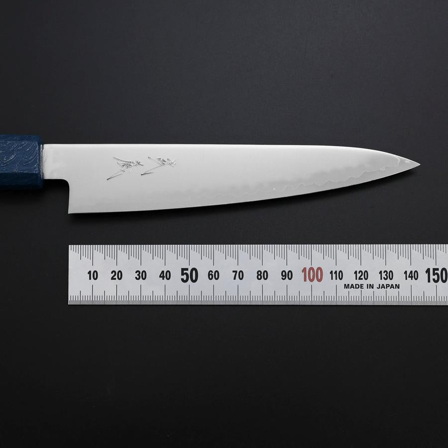 rouchi！ オーダー Petty Chromax Polished Blue Urushi Handle 150mm – MUSASHI
