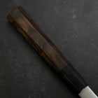 Petty Chromax Polished Buffalo Ebony Handle 150mm (5.9”)-[Musashi]-[Japanese-Kitchen-Knives]