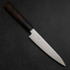 Petty Chromax Polished Buffalo Ebony Handle 150mm (5.9”)-[Musashi]-[Japanese-Kitchen-Knives]