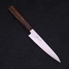Petty Chromax Polished Sumi Urushi Handle 150mm (5.9”)-[Musashi]-[Japanese-Kitchen-Knives]