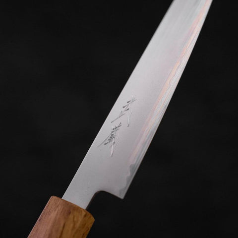Petty Chromax Polished Yaki Urushi Handle 150mm (5.9”)-[Musashi]-[Japanese-Kitchen-Knives]